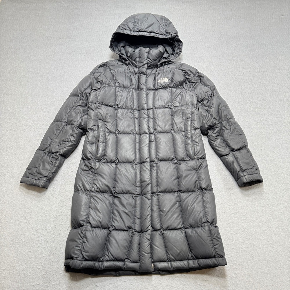 The North Face Puffer Jacket Women's Small Black 600 Fill Metropolis Down Parka